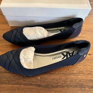 AK Sport Navy Blue Women’s Dress Flats